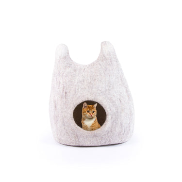 Felt cat cave bed